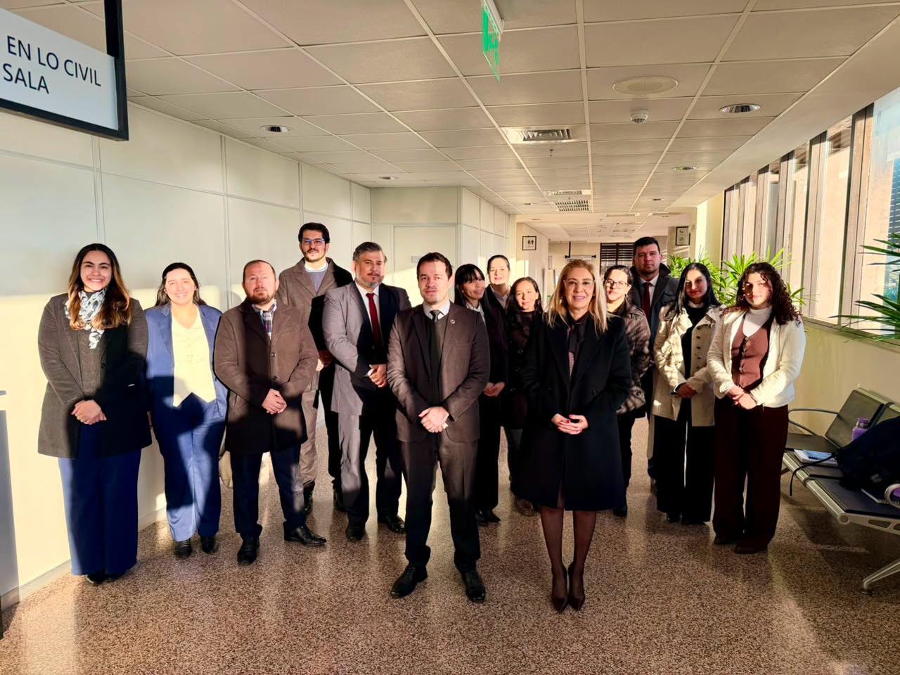 Visita de estudios al Poder Judicial fortaleció la formación práctica de estudiantes de Derecho
