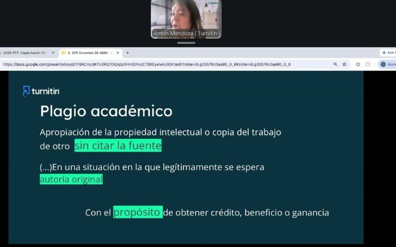 FDCS-UNE capacitó a docentes sobre uso responsable de IA y herramientas de Turnitin